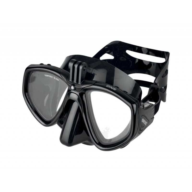 SEAC SUB Máscara de buceo con soporte para GoPro y cámaras acción - One Pro 0750056003520A