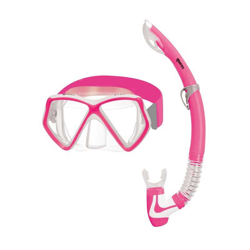 Snorkel mask and snorkel kit  PIRATE NEON