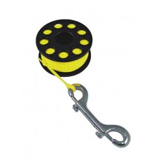 TECNOMAR Carrete de buceo guia con mosquetón inox AC-92-2SVAR