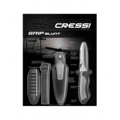 CRESSI Cuchillo buceo punta plana GRIP BRC 559410