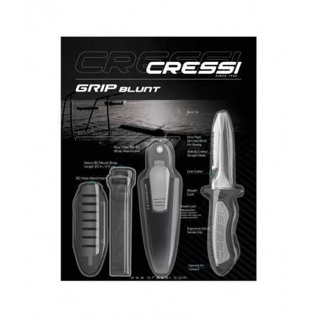 Diving knife flat point  GRIP