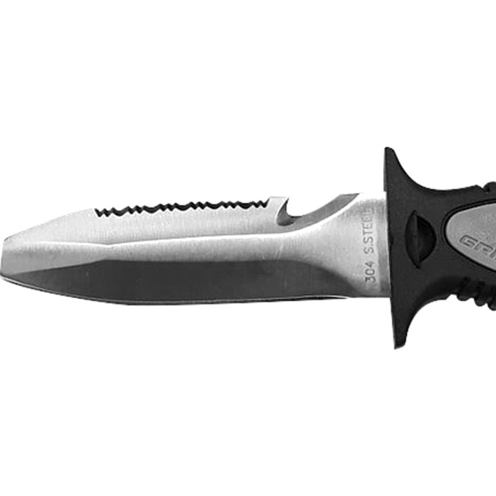 Diving knife flat point  GRIP