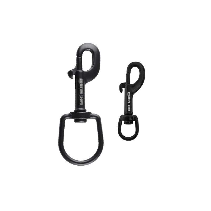 MARES Mosqueton con un lado cerrado recubrimiento ceramico SS316 BK -XR LINE 415793