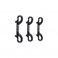 Black hook two openings ceramic coating  SS316 BK -XR LINE