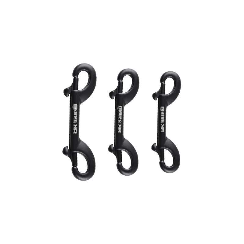 Black hook two openings ceramic coating  SS316 BK -XR LINE