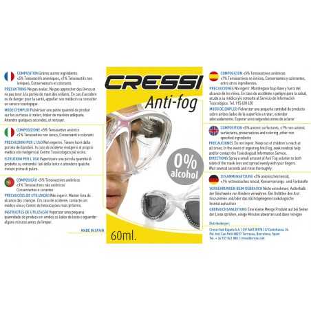 Spray anti fogging eyewear masks antifog spray  60ml