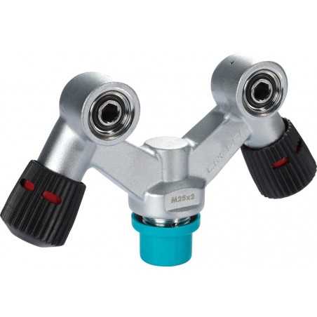 CRESSI Recambio griferia/botella: GRIFERIA 2 sal. EN V M25 asiento plano EGC 701200