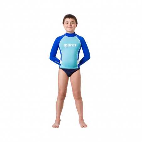 MARES Camiseta de proteccion para el sol manga larga JUNIOR BOY 412500AZU