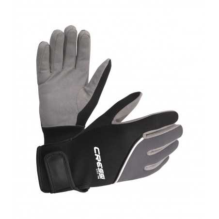 CRESSI Guantes de buceo neopreno TROPICAL 2mm | Confortables y ligeros para aguas cálidas Cierre con Velcro excelente anatomía C