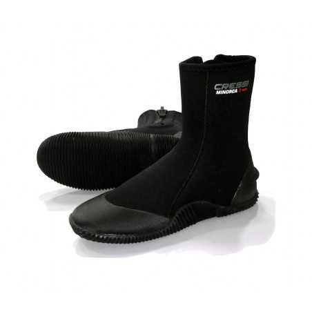 CRESSI Escarpines con suela de buceo 3 mm | Cremallera lateral tecnopolímero YKK© Refuerzos flexibles Tallas XS a XL CLX 432000V