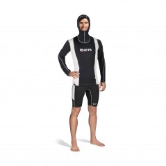 Short sleeve inner shirt with hood  FIRE SKIN Man
