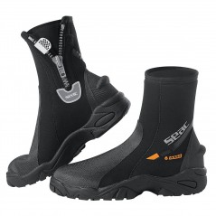 SEAC SUB Escarpines con Suela de Buceo PRO BOOTS HD WITH ZIP 6mm - 0210007VAR