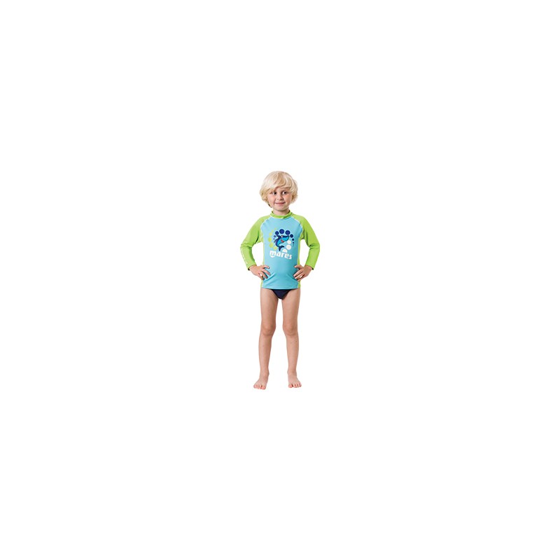 MARES Camiseta entallada proteccion sol manga larga niño Rash Guard 412543