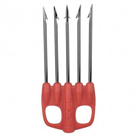 SEAC SUB Punta lanza varilla de 5 puntas doble soporte central LEADER NYLON 1360013005005A