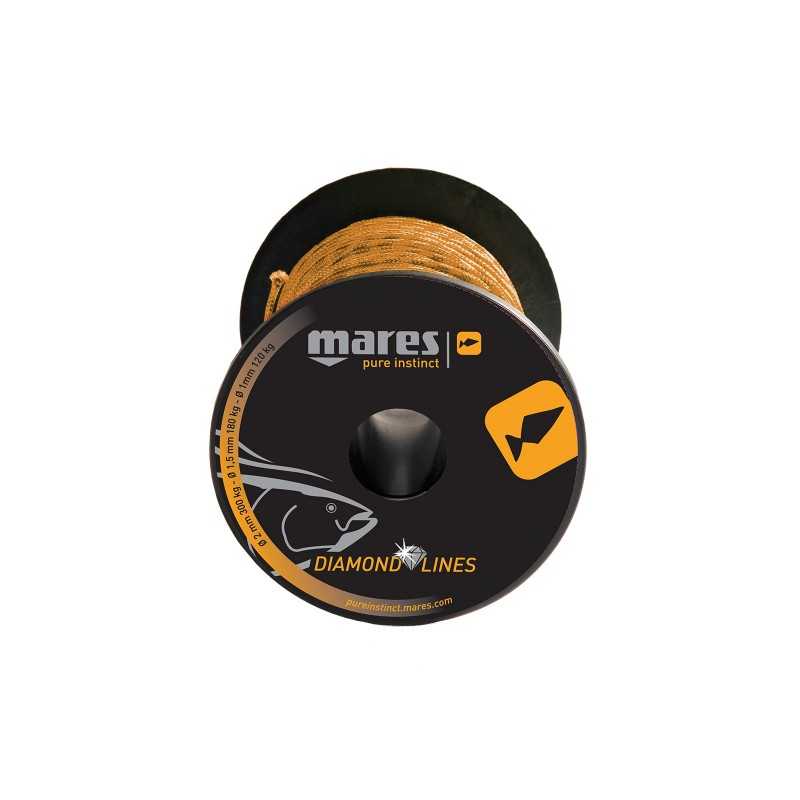MARES Cordel linea pesca submarina DIAMOND 2mm 50meter 423920