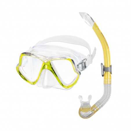MARES Kit mascara y tubo snorkel buceo WAHOO 411745AMR-SF