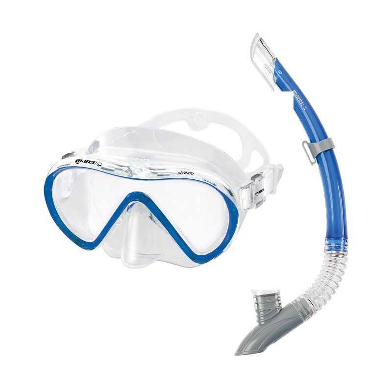 MARES Kit mascara y tubo snorkel buceo VENTO 411746AZR