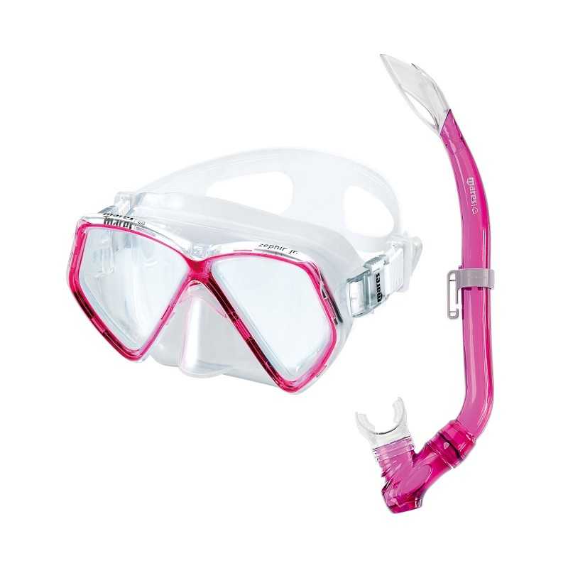Snorkel mask and snorkel kit  ZEPHIR JR.