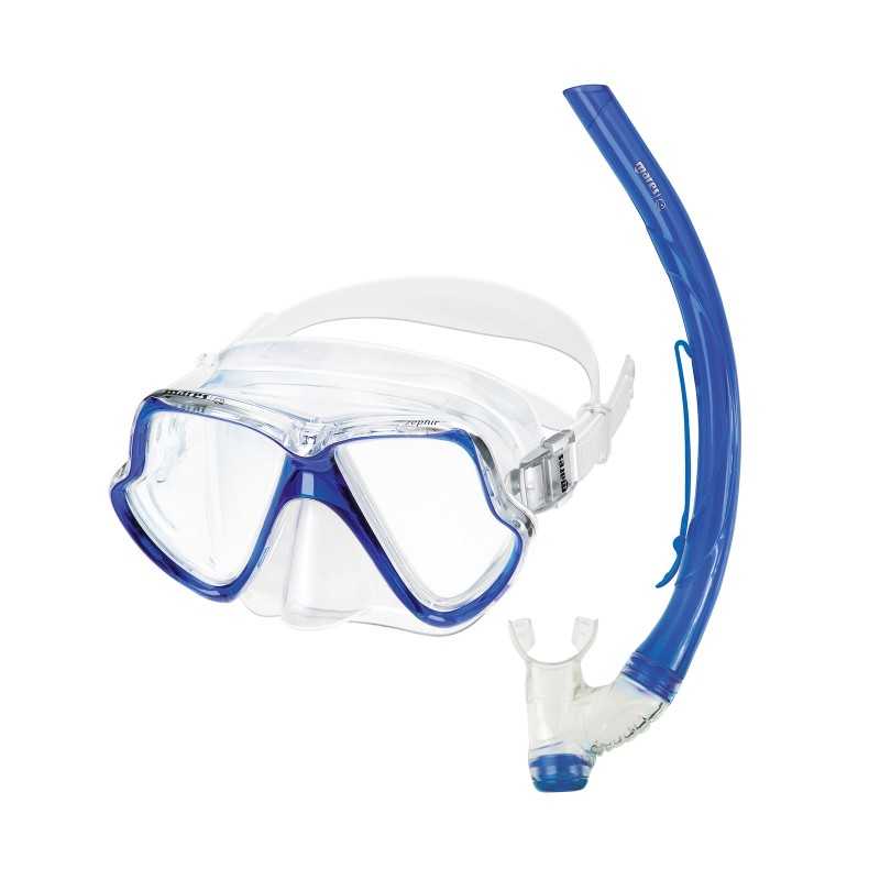 MARES Kit mascara y tubo snorkel buceo ZEPHIR 411769AZU