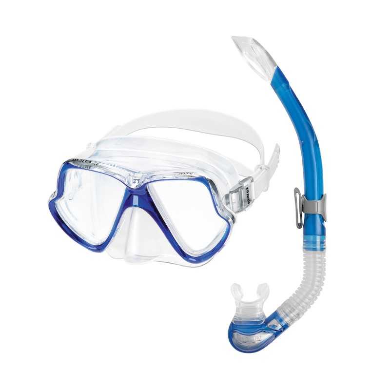 MARES Kit mascara y tubo snorkel buceo WAHOO 411745AZR-SF