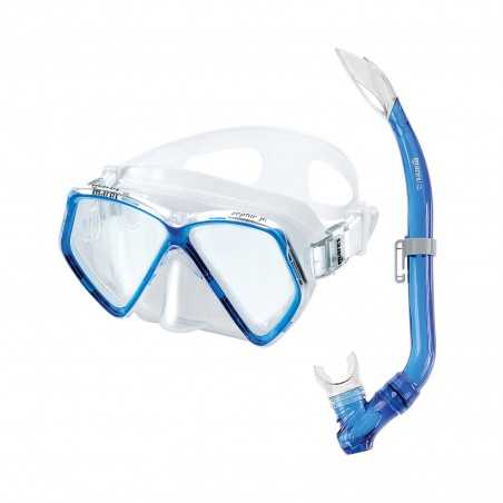 MARES Kit mascara y tubo snorkel buceo ZEPHIR JR. 411730AZU
