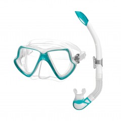 MARES Kit mascara y tubo snorkel buceo WAHOO 411745AQBL-SF