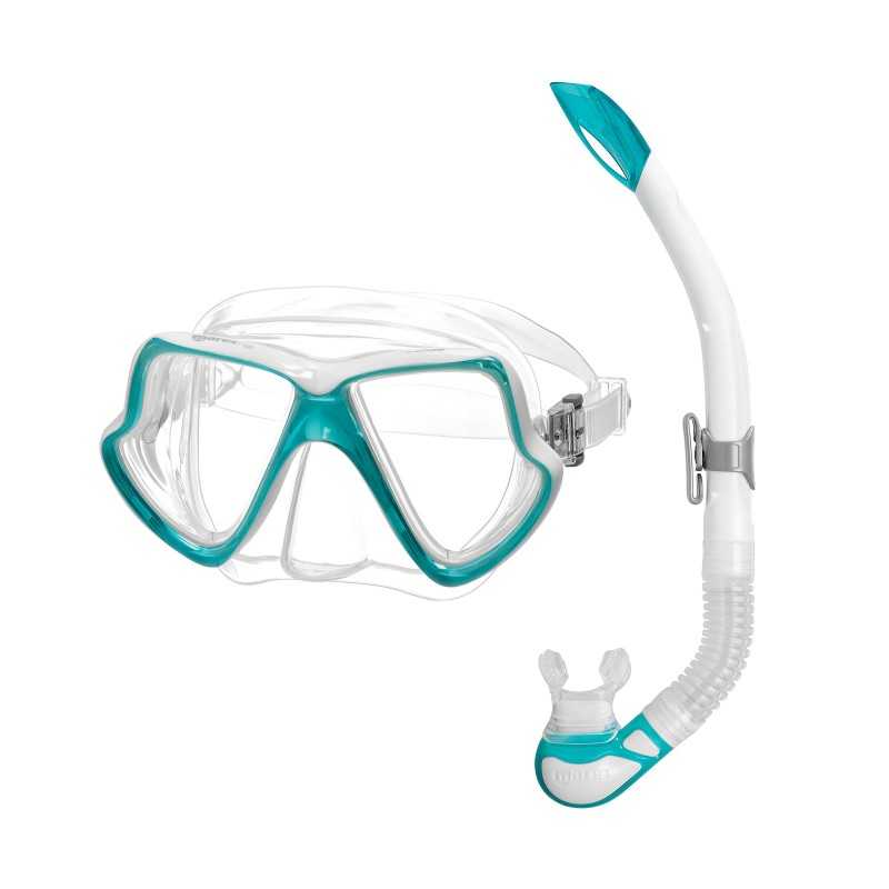 MARES Kit mascara y tubo snorkel buceo WAHOO 411745AQBL-SF