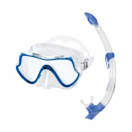 MARES Kit mascara y tubo snorkel buceo PURE VISION 411736AZR