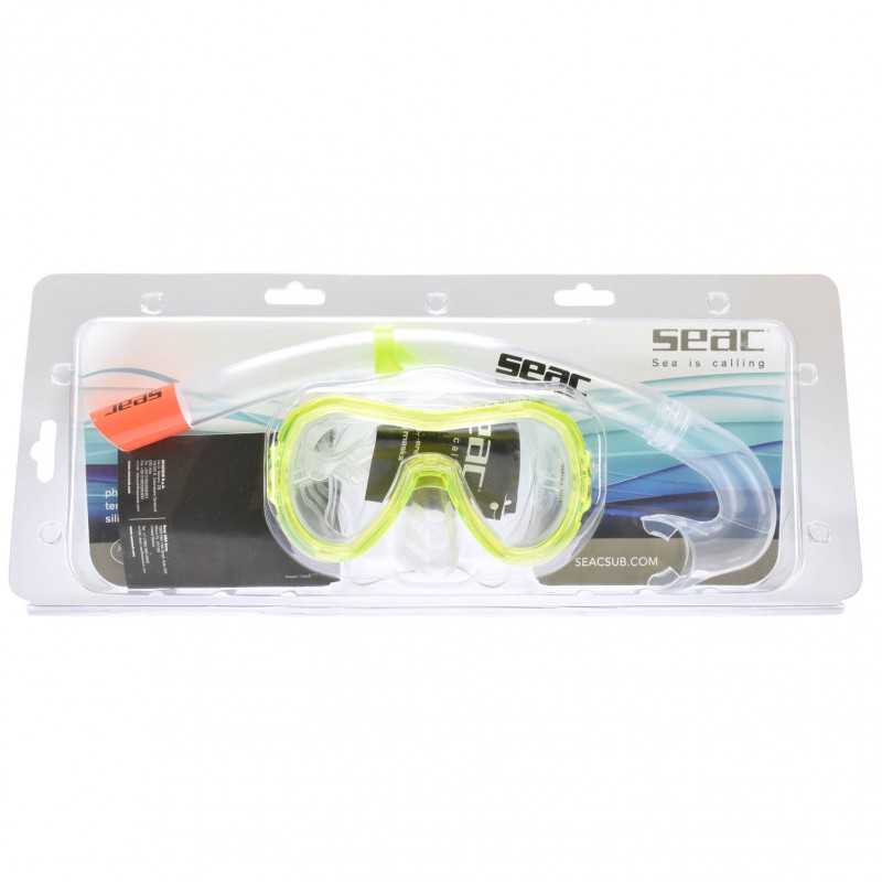 SEAC SUB Kit mascara y tubo snorkel buceo PANAREA MD 0890033360000A