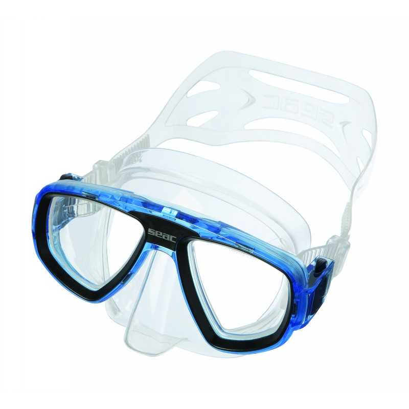 SEAC SUB Kit mascara y tubo snorkel buceo EXTREME CON VALVOLA S/KL CHIARO 0890042164000A