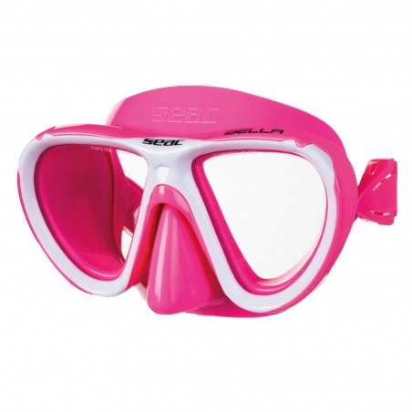 SEAC SUB Kit mascara y tubo snorkel buceo BELLA S/PI , SILICONA 0890052680000A
