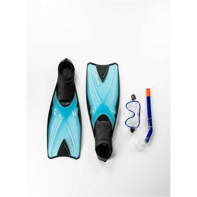 SEAC SUB Kit aletas mascara tubo de buceo TRAB SLT 08900671VAR