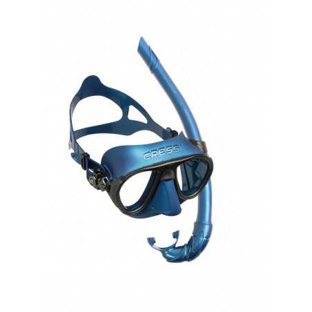 CRESSI SNORKEL MASK AND SNORKEL KIT CALIBRO + CORSICA ADS 434VAR