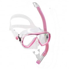 CRESSI Kit de snorkel junior Estrella VIP con máscara monocristal y tubo respirador TOP ADM 350VAR