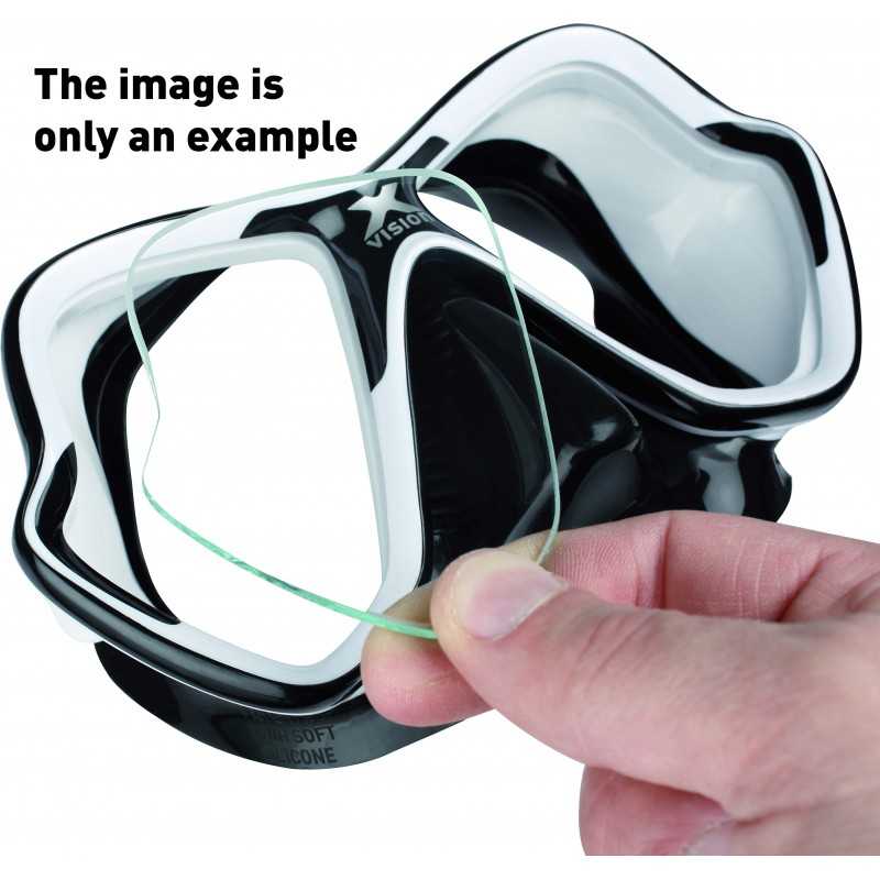 Graduated mask for diving mask  X-VISION