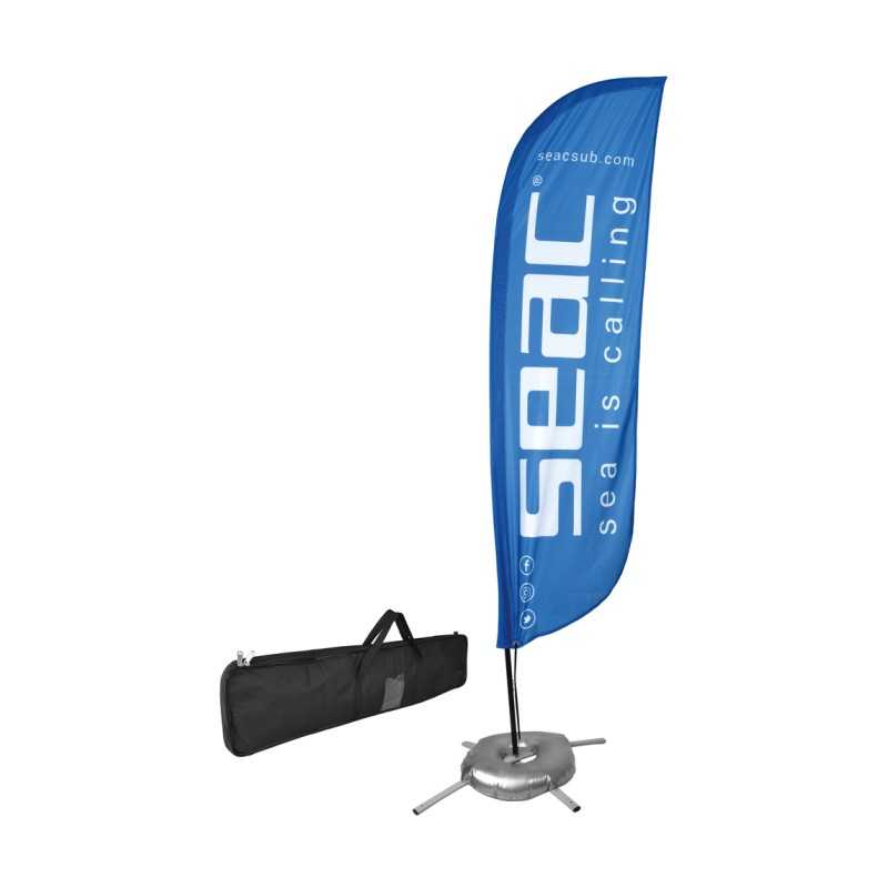 SEAC SUB Bandera de playa BEACH FLAG 55X200CM 3000002160040A