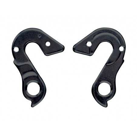 patilla puntera de cambio de bicicleta de aluminio 6061-t6 forjado en frío y mecanizado cnc