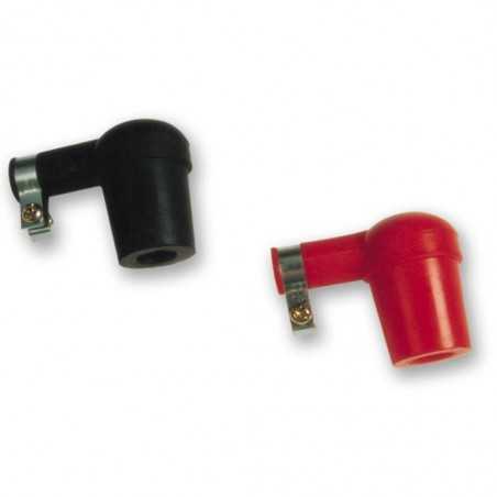 black rubber spark plug cap