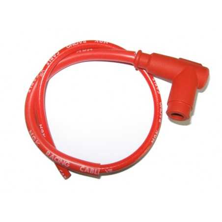 cr5 ngk spark plug wire with 90° elbow/wire connection to threaded terminal bolt