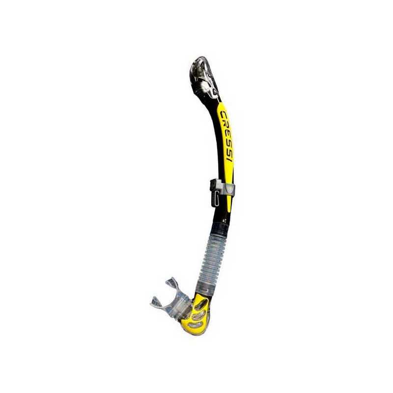 CRESSI Tubo Respirador Snorkel Ultra Dry con Válvula Anti Entrada de Agua AES 258VAR
