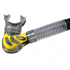 CRESSI Tubo Respirador Snorkel Ultra Dry con Válvula Anti Entrada de Agua AES 258VAR