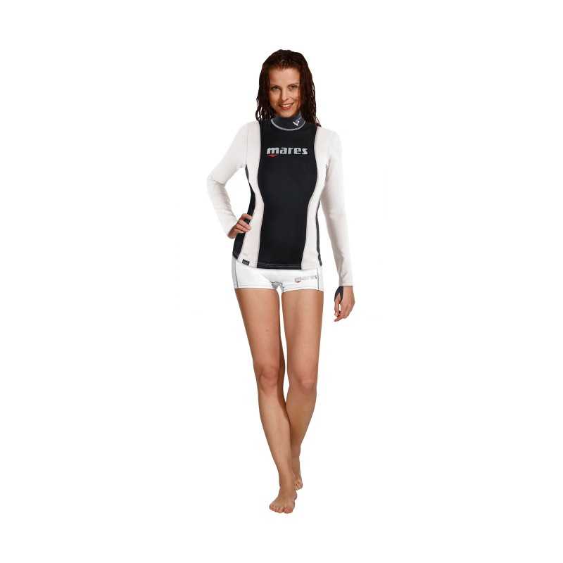 MARES Bajotraje Interior Térmico de Manga Larga para Mujer - FIRE SKIN She Dives 412336