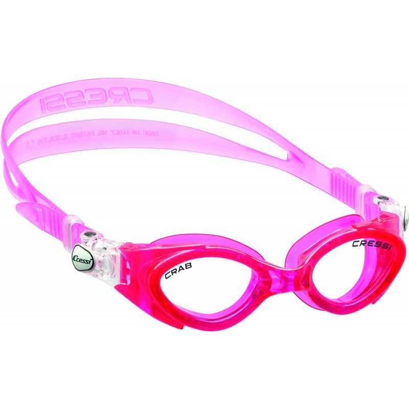 CRESSI Gafas de natación CRAB - Diseño gota invertida para adaptabilidad y visibilidad FDE 203140