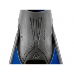 CRESSI Aletas snorkeling y natación AGUA SHORT, pala en polipropileno irrompible, calzante elastómero de gran flexibilidad FDN 2
