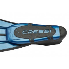 CRESSI Aletas snorkeling y natación AGUA SHORT, pala en polipropileno irrompible, calzante elastómero de gran flexibilidad FDN 2