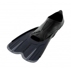 CRESSI Aletas snorkeling y natación AGUA SHORT, pala en polipropileno irrompible, calzante elastómero de gran flexibilidad FDN 2