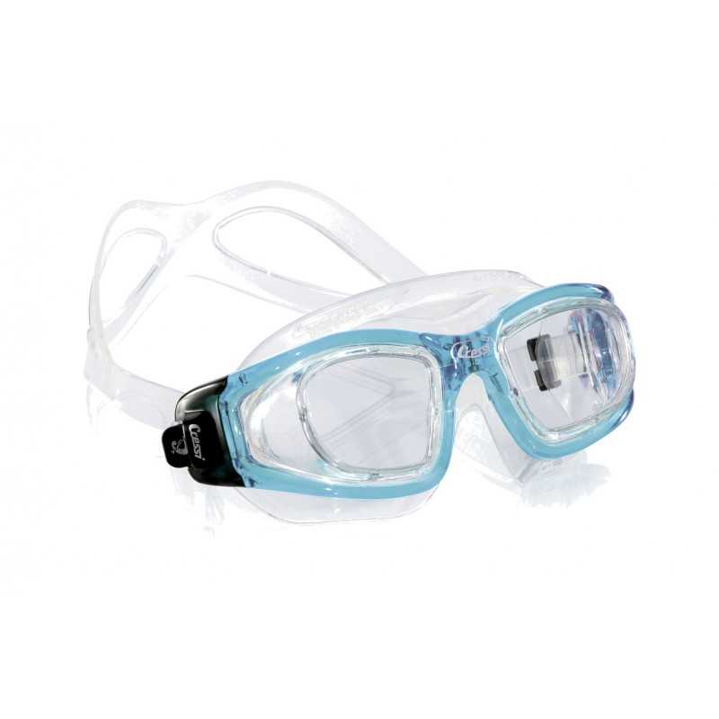 CRESSI Gafas de natación Galileo Glass | Lentes en cristal mineral antirayaduras y antiempañantes FDE 205599