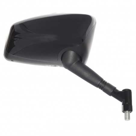 espejo retrovisor derecho tipo oem para manillar | color negro | homologación ce