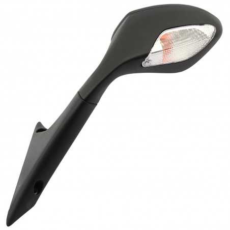 espejo retrovisor izquierdo tipo oem de plástico negro homologado ce para montaje en carenado