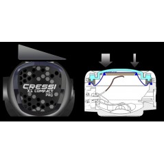 CRESSI DIVING REGULATOR XS COMPACT PRO - MC9SC DHX 782000VAR